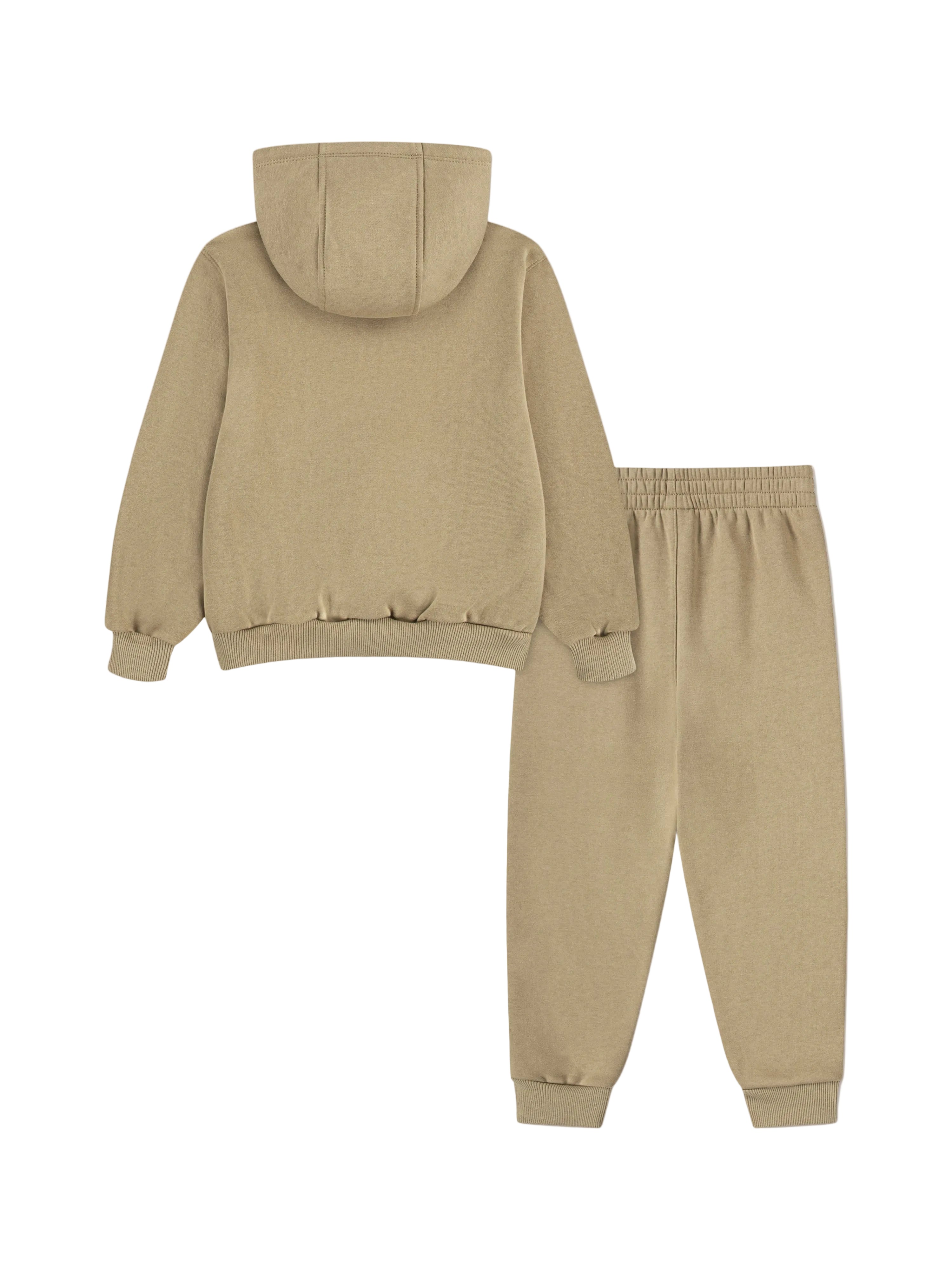 Nike Boys NSW Fleece Beige Tracksuit